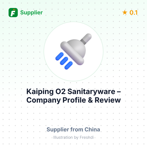Kaiping O2 Sanitaryware – summary card, no photo uploaded yet