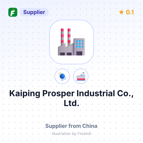Kaiping Prosper Industrial Co., Ltd. – summary card, no photo uploaded yet