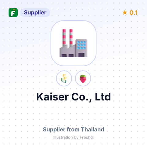 Kaiser Co., Ltd  – summary card, no photo uploaded yet