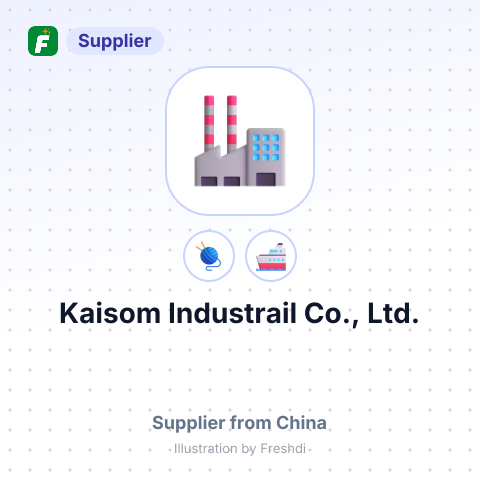 Kaisom Industrail Co., Ltd. – summary card, no photo uploaded yet