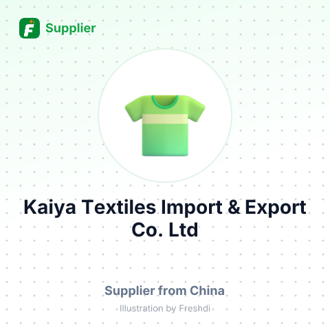 Kaiya Textiles Import & Export Co.,Ltd – summary card, no photo uploaded yet
