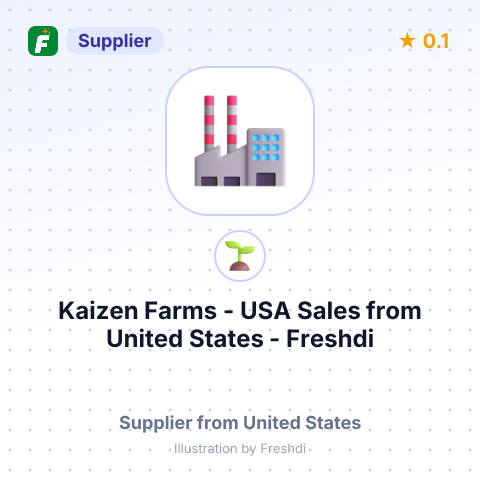 Kaizen Farms - USA Sales  – summary card, no photo uploaded yet