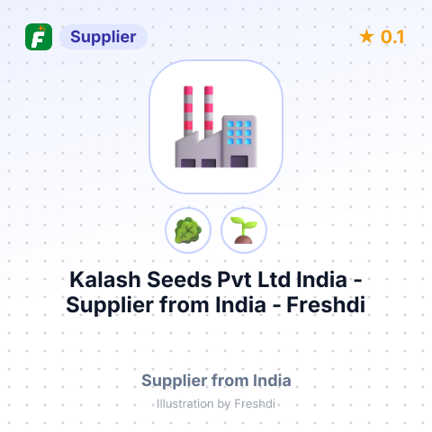 Kalash Seeds Pvt Ltd India  – summary card, no photo uploaded yet