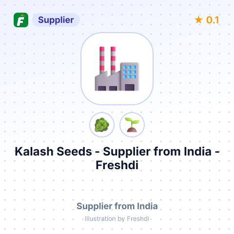 Kalash Seeds  – summary card, no photo uploaded yet