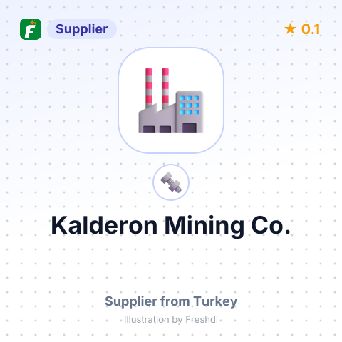 Kalderon Mining Co. – summary card, no photo uploaded yet
