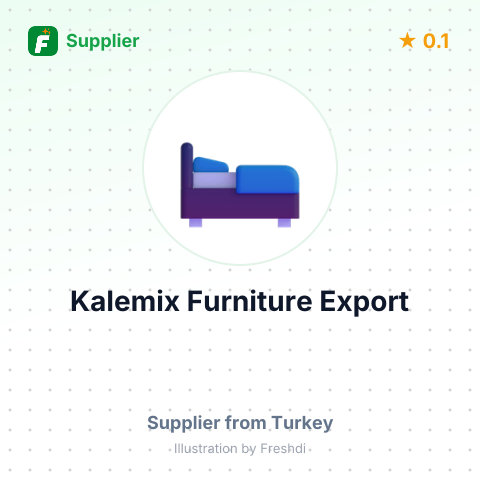 Kalemix Furniture Export – summary card, no photo uploaded yet