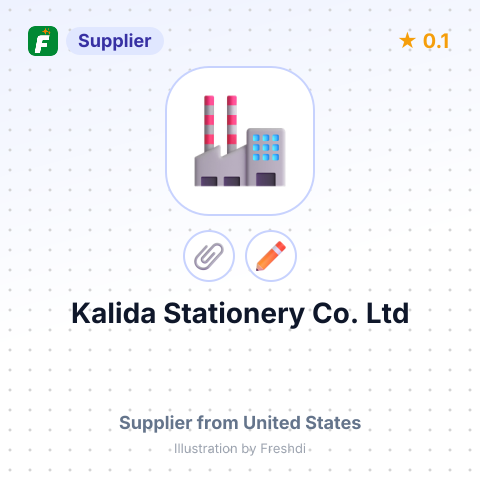 Kalida Stationery Co. Ltd – summary card, no photo uploaded yet