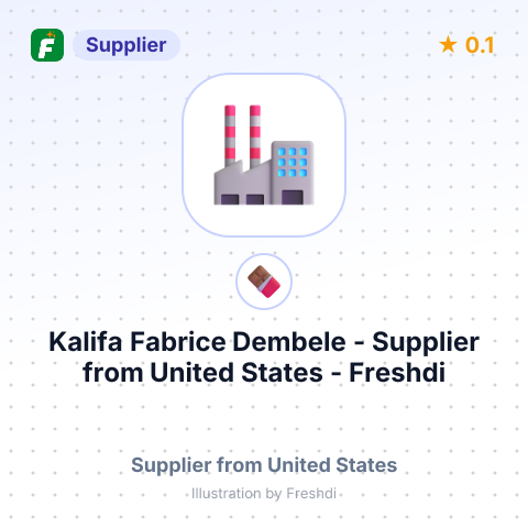 Kalifa Fabrice Dembele  – summary card, no photo uploaded yet