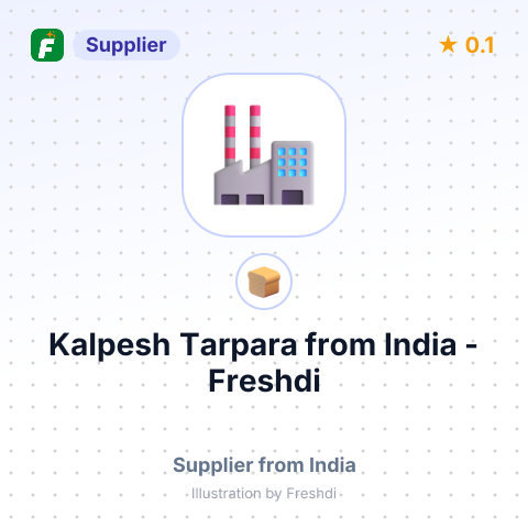 Kalpesh Tarpara  – summary card, no photo uploaded yet