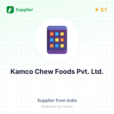 Kamco Chew Foods Pvt. Ltd.  – summary card, no photo uploaded yet