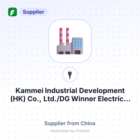 Kammei Industrial Development (HK) Co., Ltd./DG Winner Electrical Co., Ltd. – summary card, no photo uploaded yet