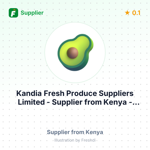 Kandia Fresh Produce Suppliers Limited  – summary card, no photo uploaded yet