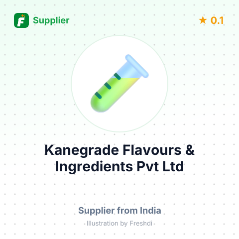 Kanegrade Flavours & Ingredients Pvt Ltd – summary card, no photo uploaded yet