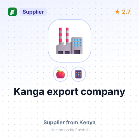 Kanga export company – summary card, no photo uploaded yet