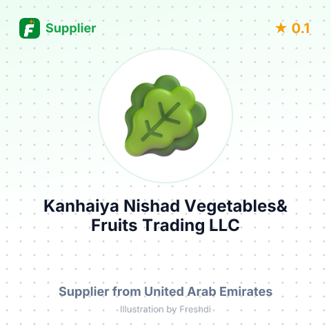 Kanhaiya Nishad Vegetables& Fruits Trading LLC  – summary card, no photo uploaded yet