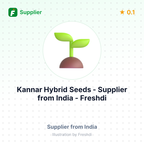 Kannar Hybrid Seeds  – summary card, no photo uploaded yet