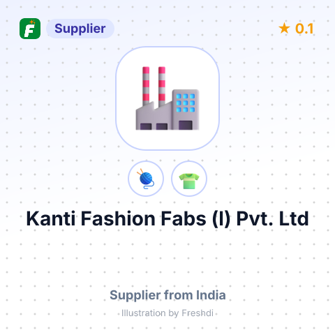 Kanti Fashion Fabs (I) Pvt. Ltd – summary card, no photo uploaded yet