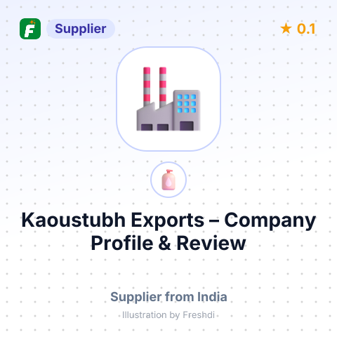 Kaoustubh Exports – summary card, no photo uploaded yet