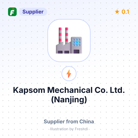 Kapsom Mechanical Co., Ltd.(Nanjing) – summary card, no photo uploaded yet