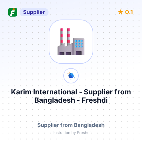 Karim International  – summary card, no photo uploaded yet