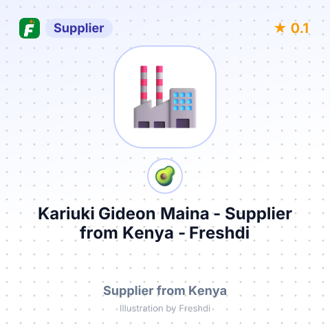Kariuki Gideon Maina  – summary card, no photo uploaded yet