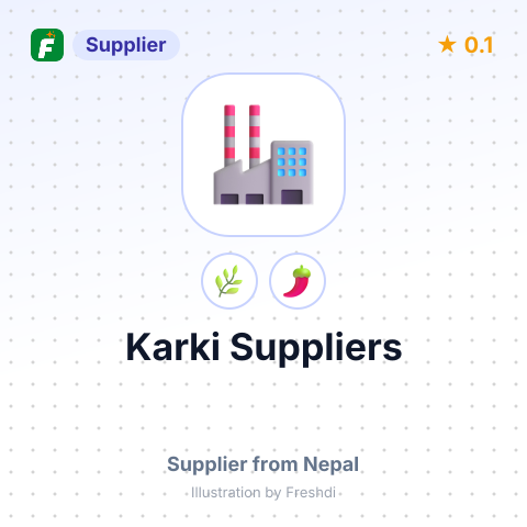 Karki Suppliers  – summary card, no photo uploaded yet