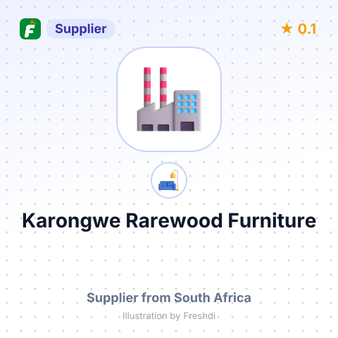 Karongwe Rarewood Furniture – summary card, no photo uploaded yet