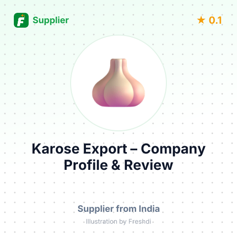 Karose Export – summary card, no photo uploaded yet