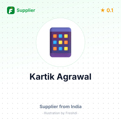 Kartik Agrawal  – summary card, no photo uploaded yet