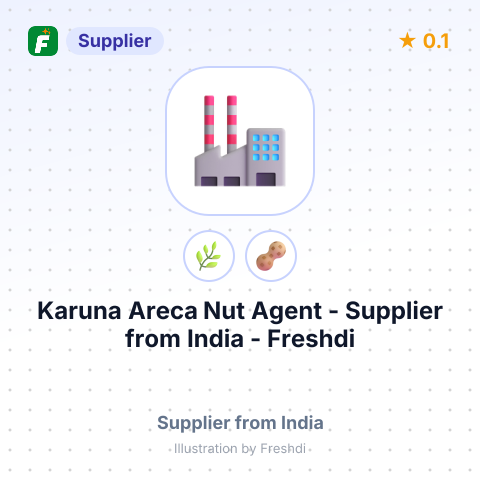 Karuna Areca Nut Agent  – summary card, no photo uploaded yet