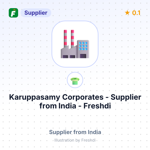 Karuppasamy Corporates  – summary card, no photo uploaded yet