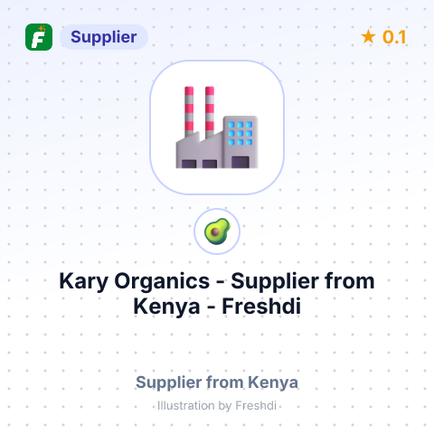 Kary Organics  – summary card, no photo uploaded yet