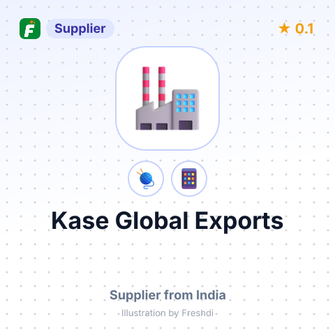 Kase Global Exports  – summary card, no photo uploaded yet