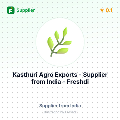 Kasthuri Agro Exports  – summary card, no photo uploaded yet