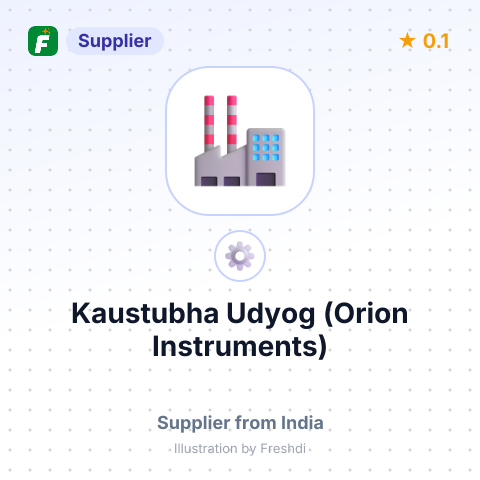 Kaustubha Udyog (Orion Instruments) – summary card, no photo uploaded yet