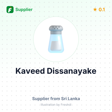 Kaveed Dissanayake  – summary card, no photo uploaded yet