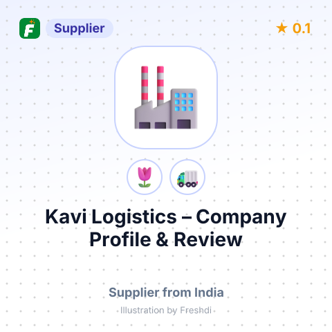 Kavi Logistics – summary card, no photo uploaded yet