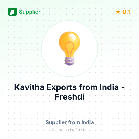 Kavitha Exports  – summary card, no photo uploaded yet
