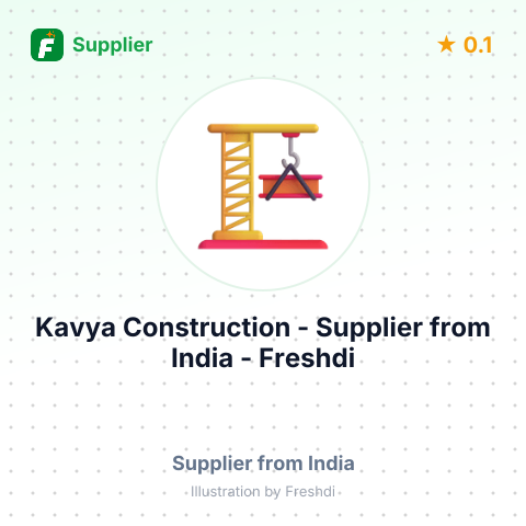 Kavya Construction  – summary card, no photo uploaded yet