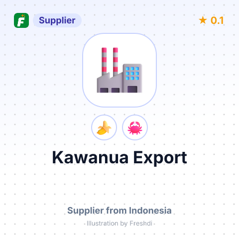 Kawanua Export  – summary card, no photo uploaded yet