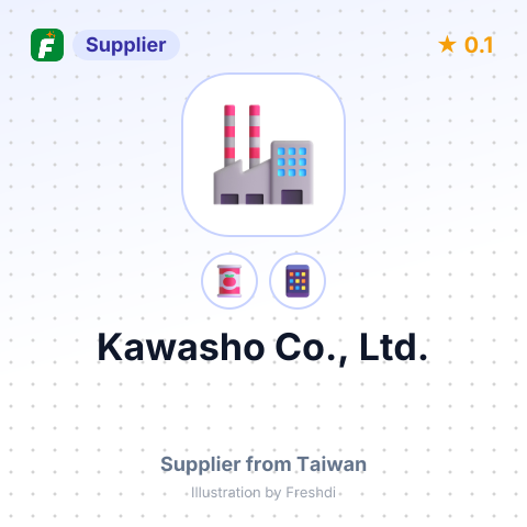 Kawasho Co., Ltd.  – summary card, no photo uploaded yet