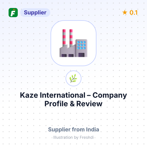 Kaze International – summary card, no photo uploaded yet