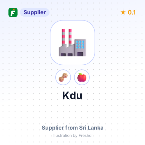 Kdu  – summary card, no photo uploaded yet
