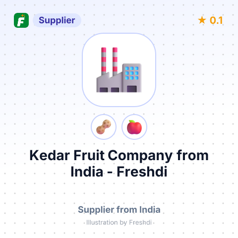 Kedar Fruit Company  – summary card, no photo uploaded yet