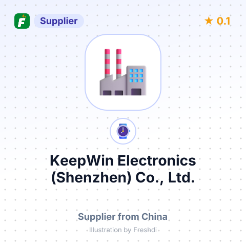 KeepWin Electronics (Shenzhen) Co., Ltd. – summary card, no photo uploaded yet