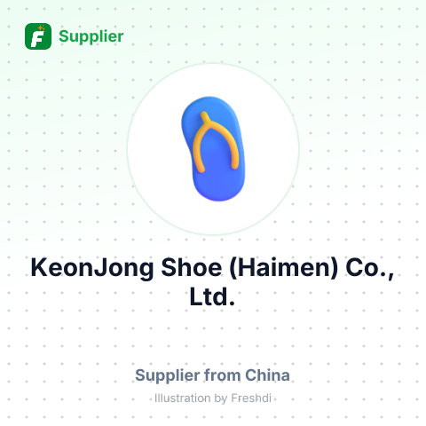 KeonJong Shoe (Haimen) Co., Ltd. – summary card, no photo uploaded yet