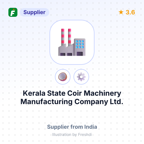 Kerala State Coir Machinery Manufacturing Company Ltd. – summary card, no photo uploaded yet