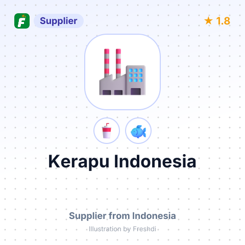 Kerapu Indonesia – summary card, no photo uploaded yet