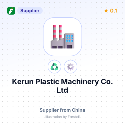 Kerun Plastic Machinery Co. Ltd – summary card, no photo uploaded yet