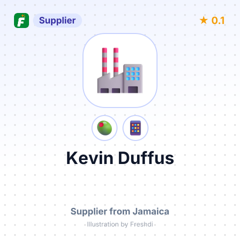 Kevin Duffus  – summary card, no photo uploaded yet